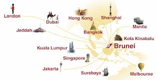 brunei route