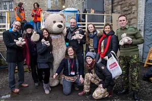 Group Photo of Cool Crew and Joel Mason with Baxterbears