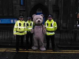 Thank you to Police Scotland Edinburgh for helping me out today