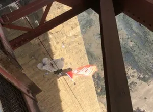 Baxterbear Abseils Forth Rail Bridge