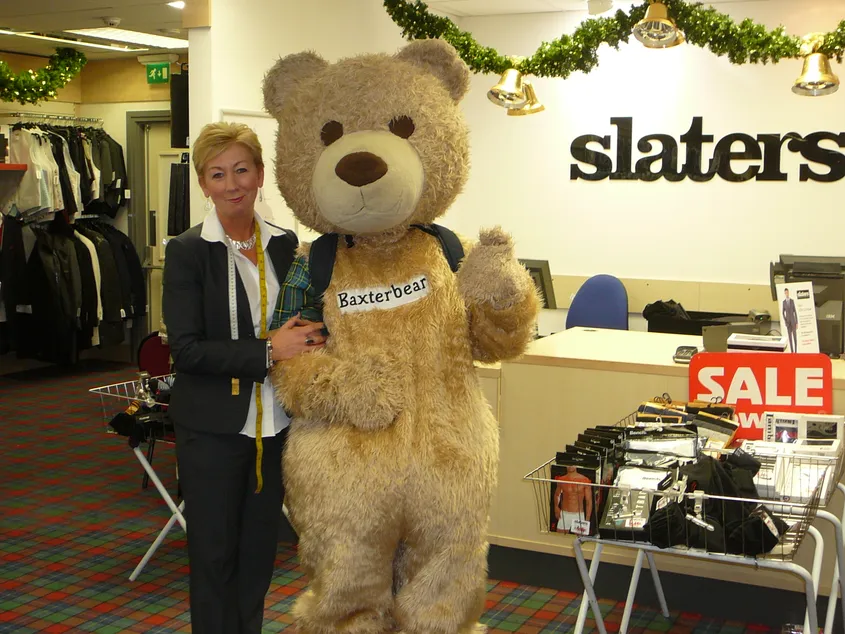 One of Slaters helpful staff