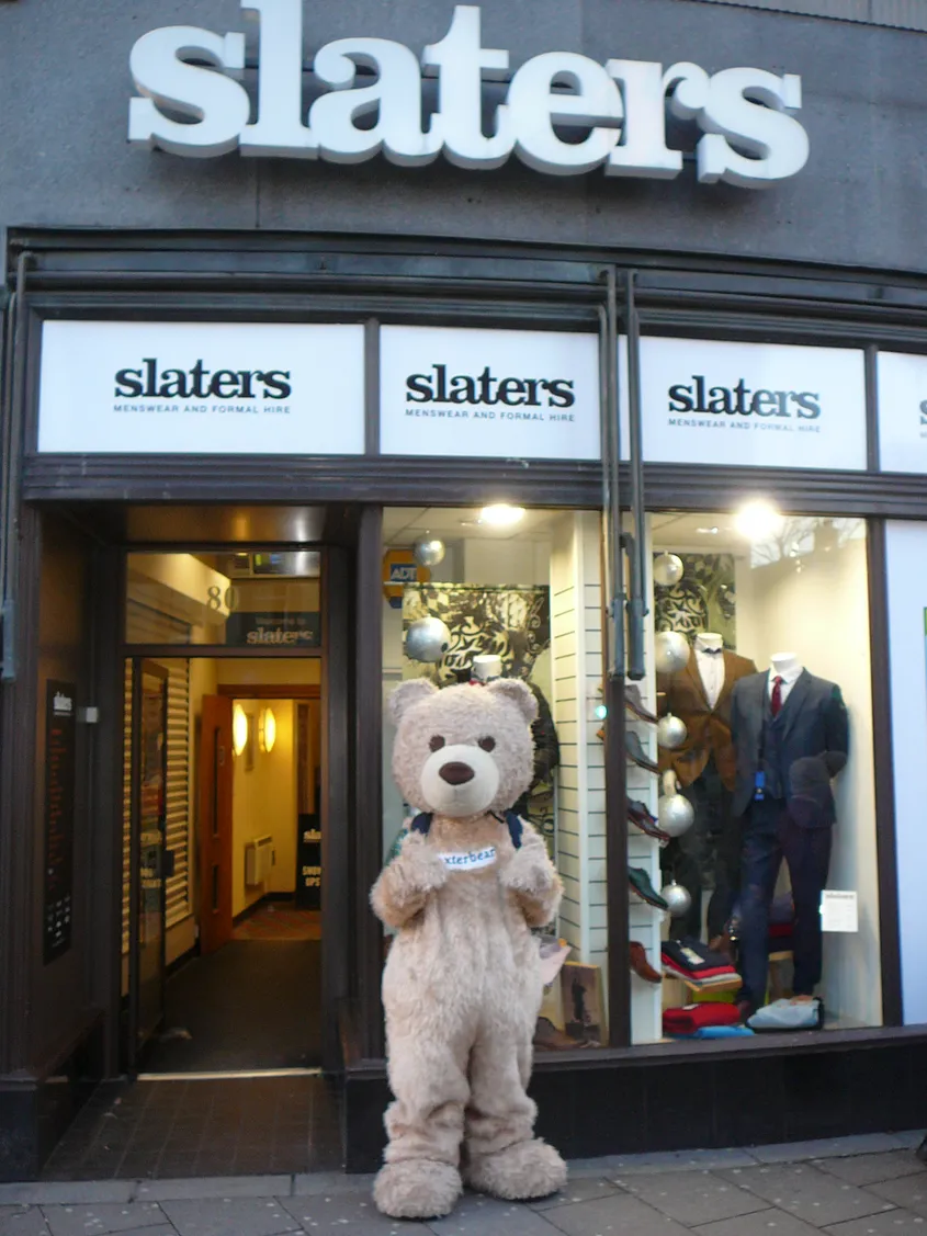 Outside Slaters Dundee