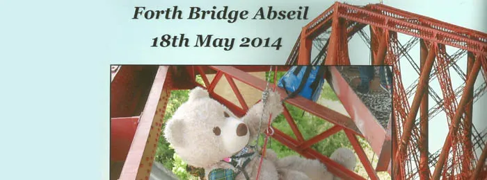 Baxterbear Abseils Forth Rail Bridge